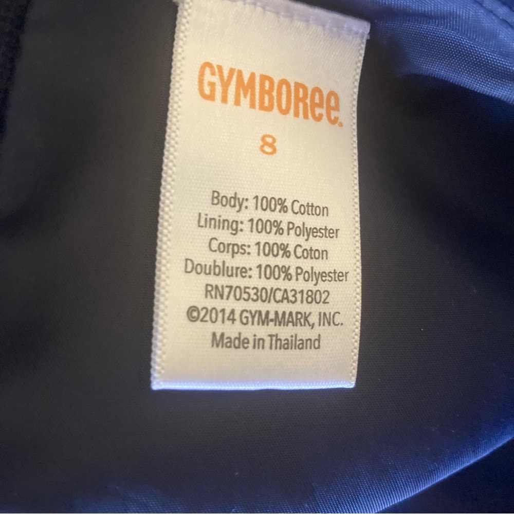 Gymboree Navy Blue Velvet‎ Party Dress  Size 8 w/ Satin Bow & Rhinestones - Picture 6 of 6